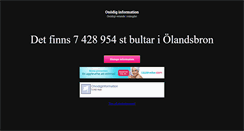 Desktop Screenshot of onodiginformation.se